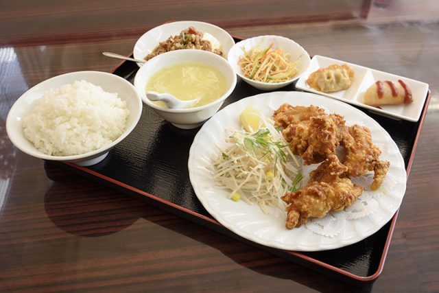 鶏肉の唐揚げランチ 680円(税別)