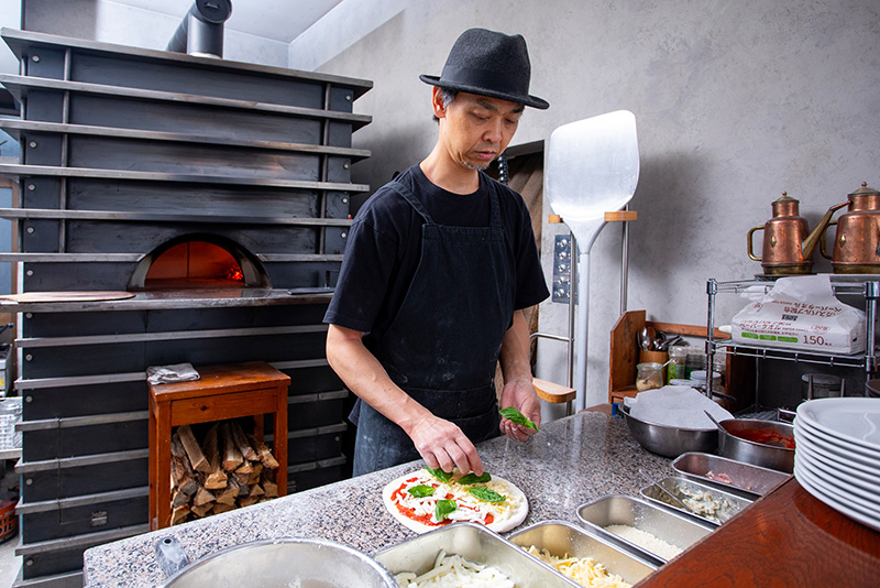 海とピッツァ